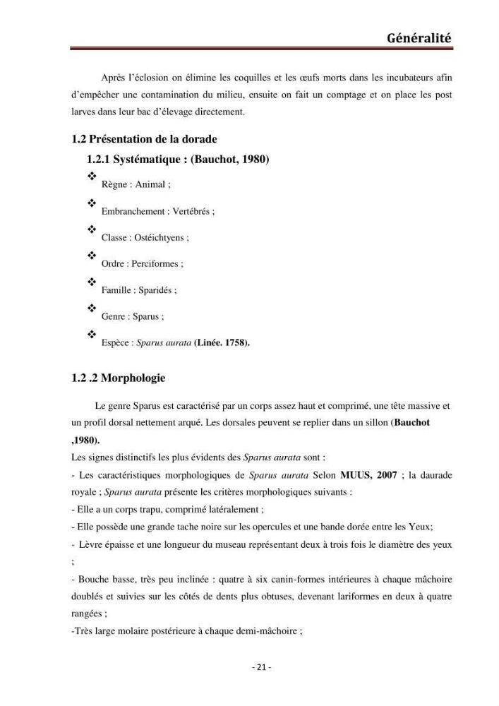 Contribution au montage des cages flotantte pour l\'élevage de loup et de daurade \'Ain tagourait,Bou Ismail Tipaza):