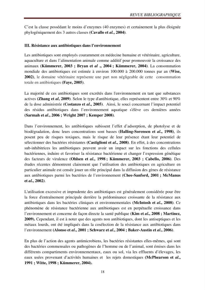 Détection de la résistance bactérienne aux antibiotiques dans l\'environnement marin, influence des apports anthropiques