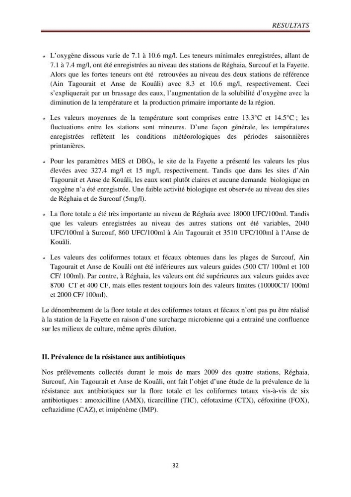 Détection de la résistance bactérienne aux antibiotiques dans l\'environnement marin, influence des apports anthropiques