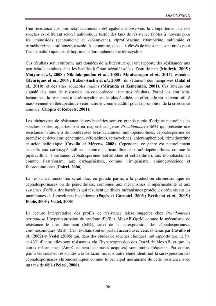 Détection de la résistance bactérienne aux antibiotiques dans l\'environnement marin, influence des apports anthropiques