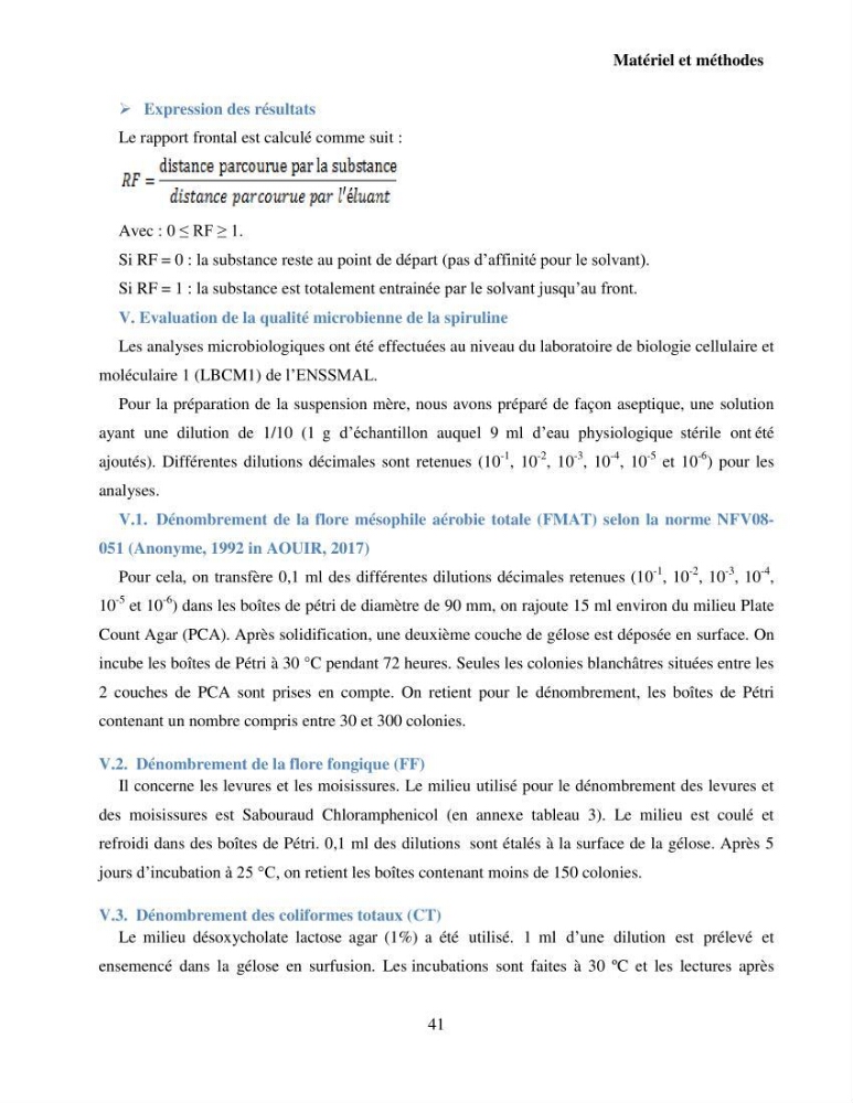 Extraction et identification des pigments de micro-algues à usage alimentaire et pharmaceutique: