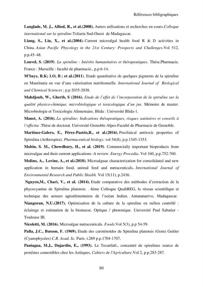 Extraction et identification des pigments de micro-algues à usage alimentaire et pharmaceutique: