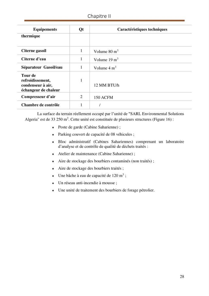 Evaluation d\'un procédé de traitement d\'un solcontaminé par les hydrocarbures: cas des bourbiers de forage
