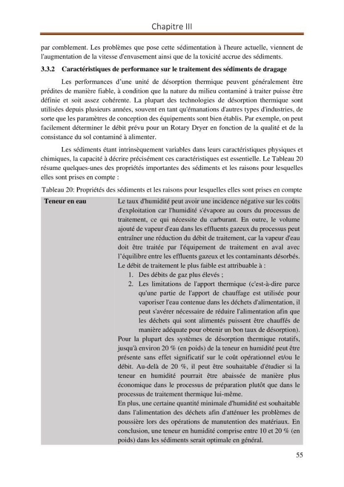 Evaluation d\'un procédé de traitement d\'un solcontaminé par les hydrocarbures: cas des bourbiers de forage