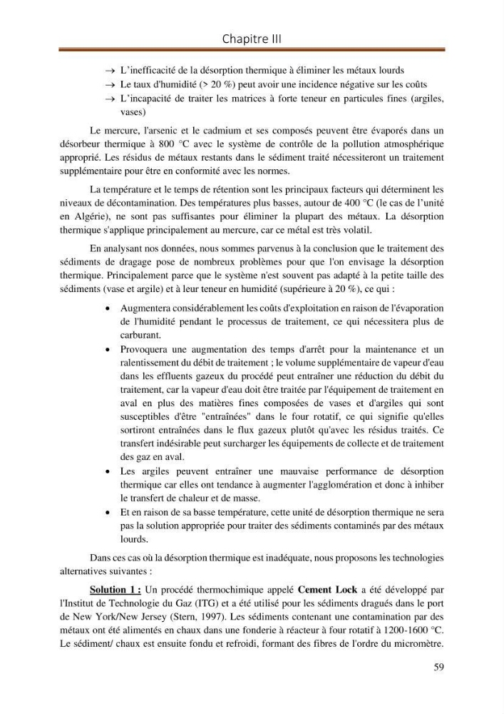 Evaluation d\'un procédé de traitement d\'un solcontaminé par les hydrocarbures: cas des bourbiers de forage
