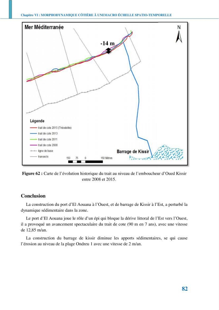 Etude géomorpho-sédimentaire de la zone côtière du parc National de Taza: wilaya de Jijel