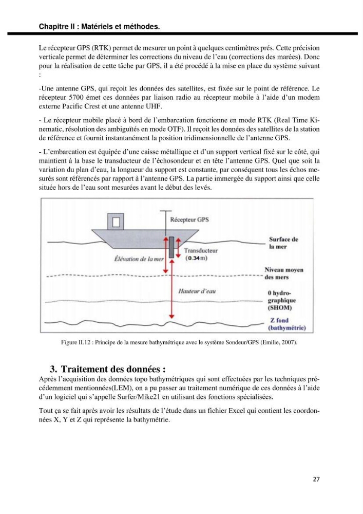 Etude d’aménagement de la baie d’Alger zone située entre Bordj El Kiffan (Le Lido) et Verte Rive: