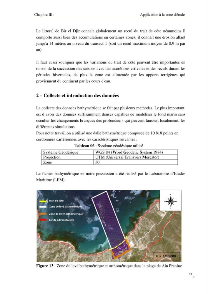 Apport de la modélisation SWAN pour la protection de la plage de Ain Franine Bir el Djir-Oran