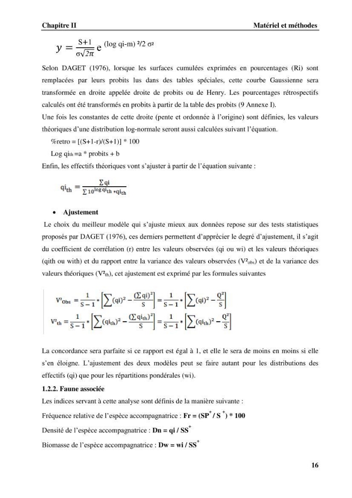 Contribution à l\'étude du comportement de dentex maroccanus (Osteichthyens, Sparidae) : Répartitions, communautés caractéristiques et régime alimentaire: