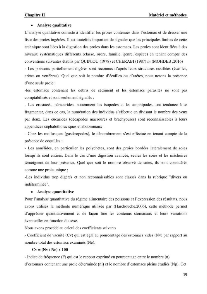 Contribution à l\'étude du comportement de dentex maroccanus (Osteichthyens, Sparidae) : Répartitions, communautés caractéristiques et régime alimentaire: