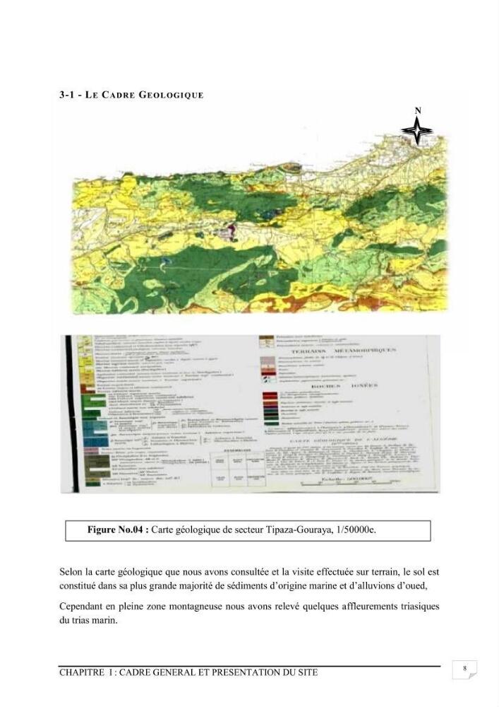 Etude de protection du rivage du bois sacré à Gouraya-wilaya de Tipaza