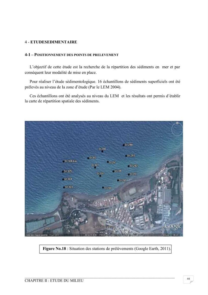 Etude de protection du rivage du bois sacré à Gouraya-wilaya de Tipaza