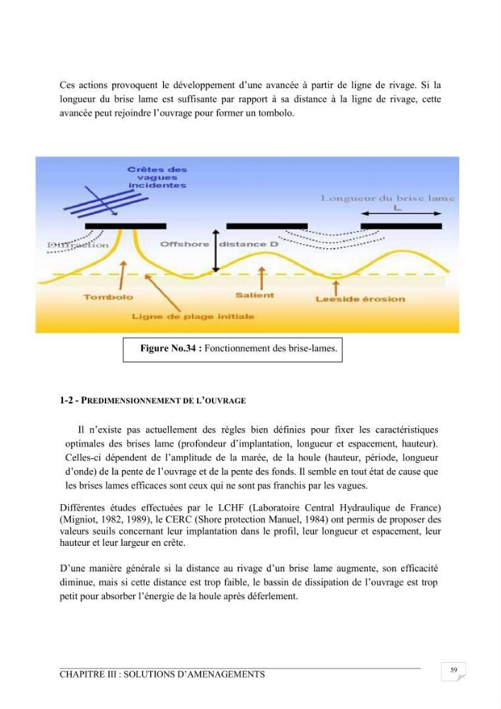 Etude de protection du rivage du bois sacré à Gouraya-wilaya de Tipaza