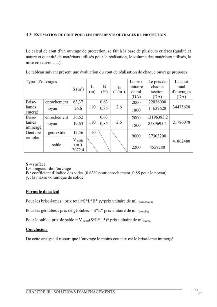 Etude de protection du rivage du bois sacré à Gouraya-wilaya de Tipaza