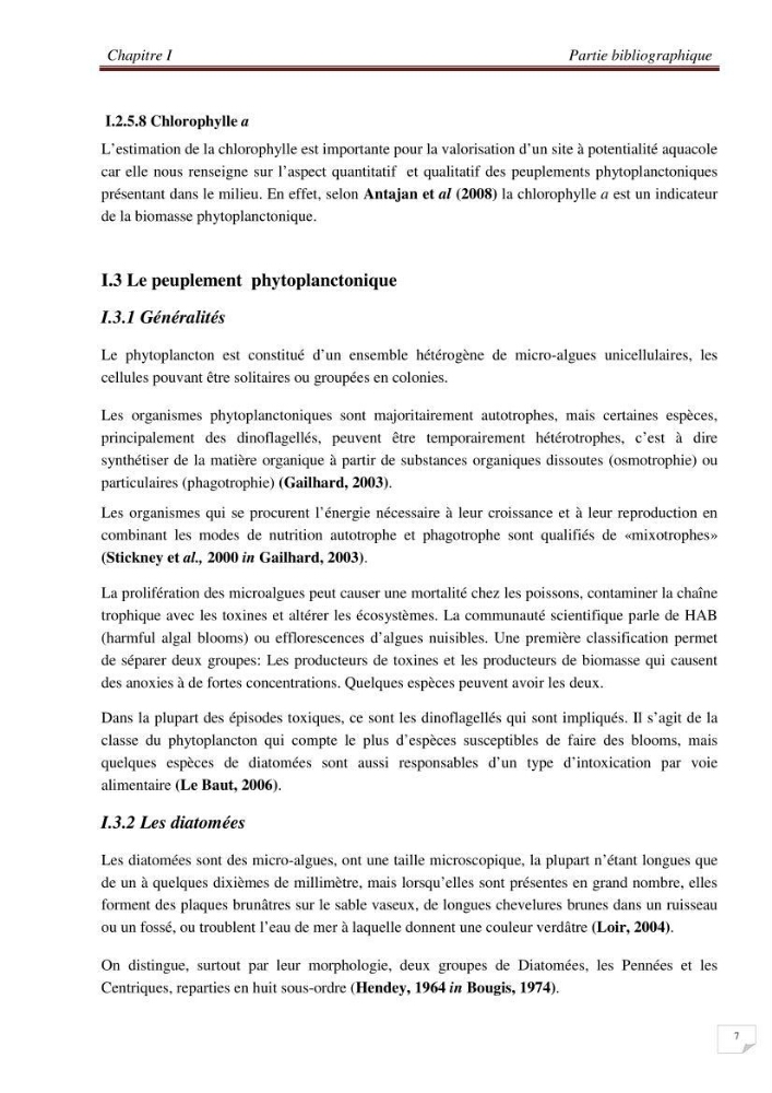 Contribution à l\'étude des sites à potentialités aquacoles en baie de Bou-Ismail