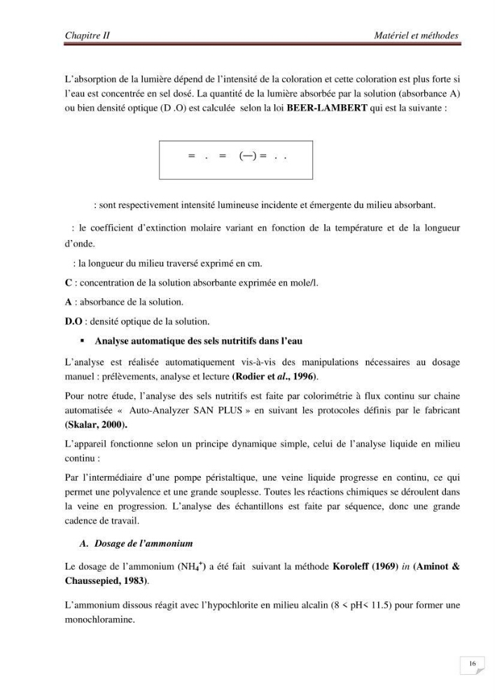 Contribution à l\'étude des sites à potentialités aquacoles en baie de Bou-Ismail