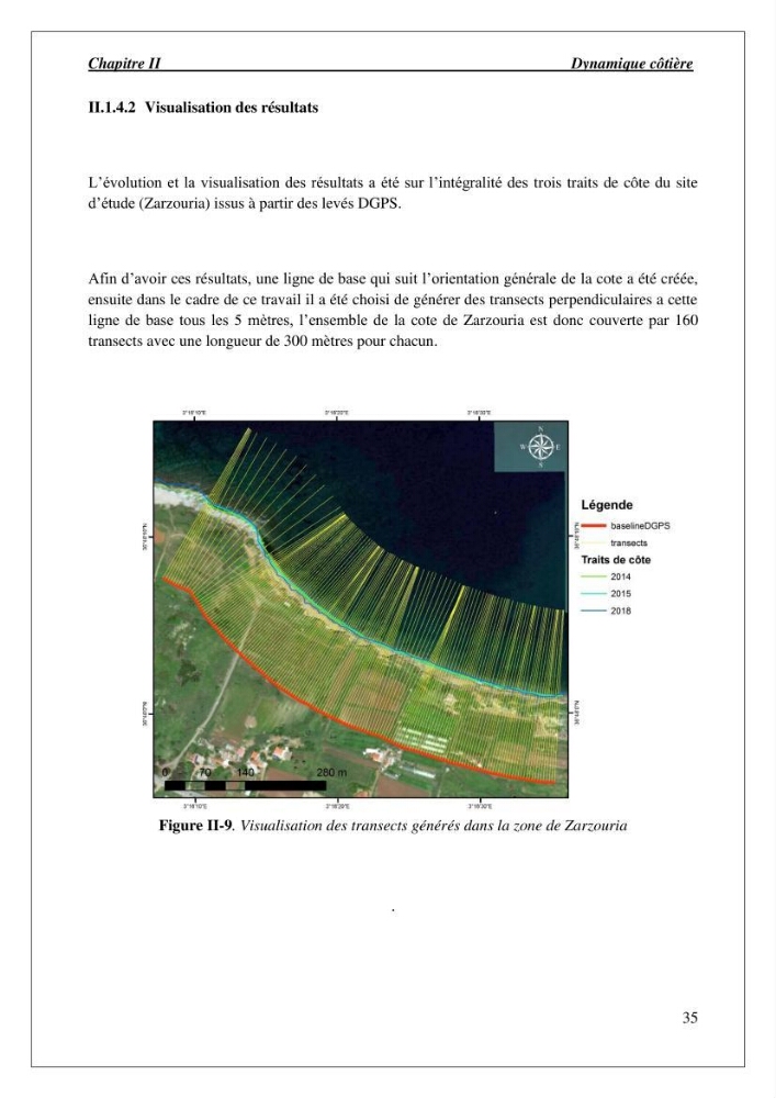 Diagnostic et étude de l’évolution des falaises de la région algéroise.: