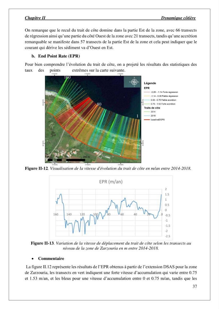 Diagnostic et étude de l’évolution des falaises de la région algéroise.: