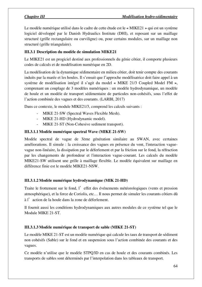 Diagnostic et étude de l’évolution des falaises de la région algéroise.:
