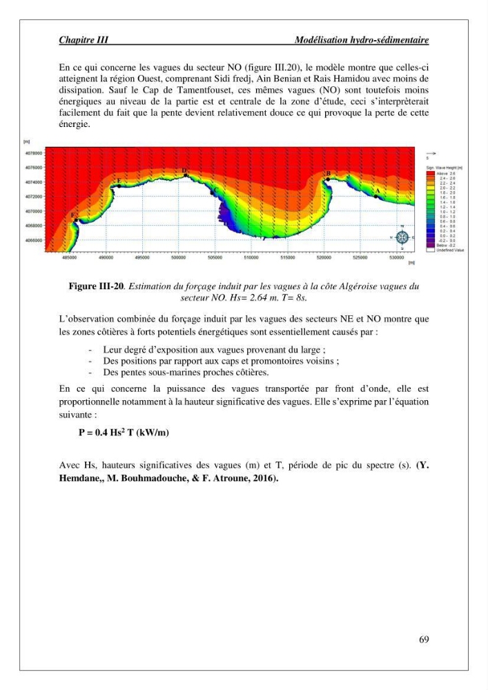 Diagnostic et étude de l’évolution des falaises de la région algéroise.: