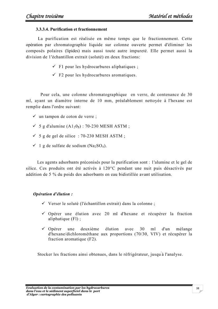 Evaluation de la contamination par les hydrocarbures polyaromatiques dans l\'eau et le sédiment superficiel dans le port d\'Alger