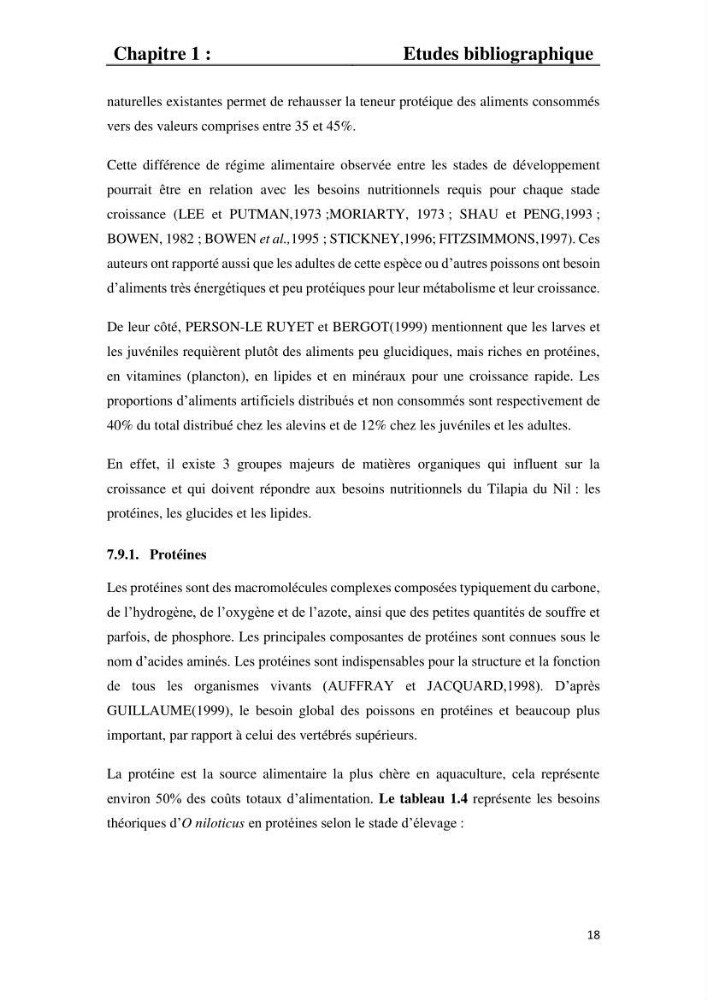 Etude comparative d\'un aliment commercial distribué en poudre et en granulé au cour de l\'élevage du tilapia du Nil ( tilapia nilotica):