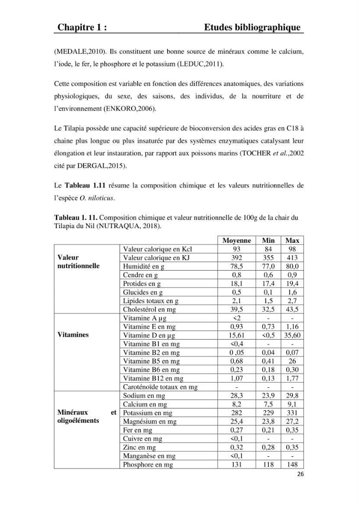 Etude comparative d\'un aliment commercial distribué en poudre et en granulé au cour de l\'élevage du tilapia du Nil ( tilapia nilotica):