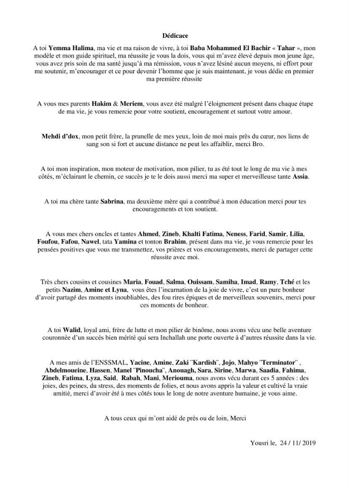 Etude des paramètres d’évaluation des matrices eau et sédiments des plages Est et Ouest de Sidi-Fredj: