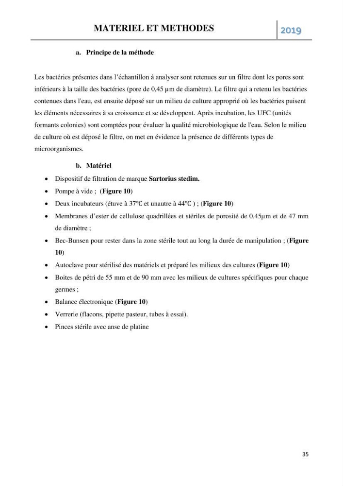 Etude des paramètres d’évaluation des matrices eau et sédiments des plages Est et Ouest de Sidi-Fredj: