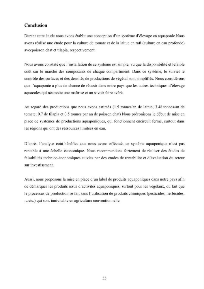 Conception d\'un système d\'élevage en aquaponie