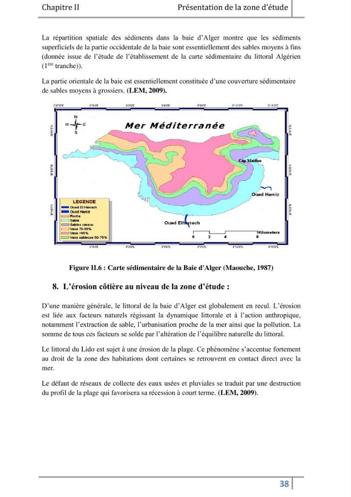 Morphodynamique et modélisation hydro-sédimentaire des plages du littoral centre Algérois « cas de la frange côtière Bordj El Kiffan »: