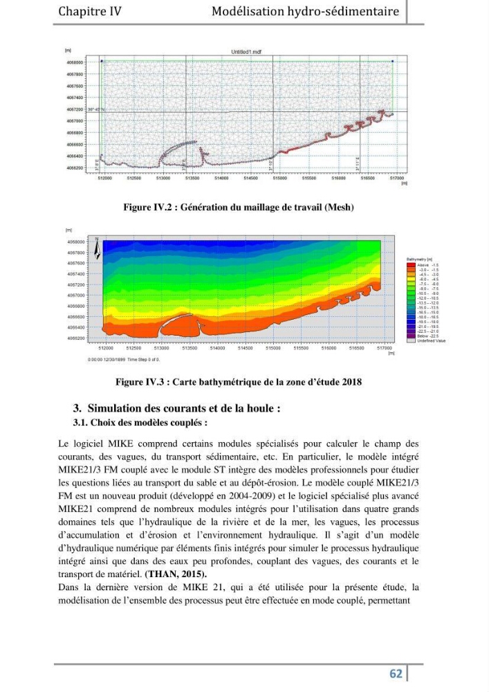 Morphodynamique et modélisation hydro-sédimentaire des plages du littoral centre Algérois « cas de la frange côtière Bordj El Kiffan »: