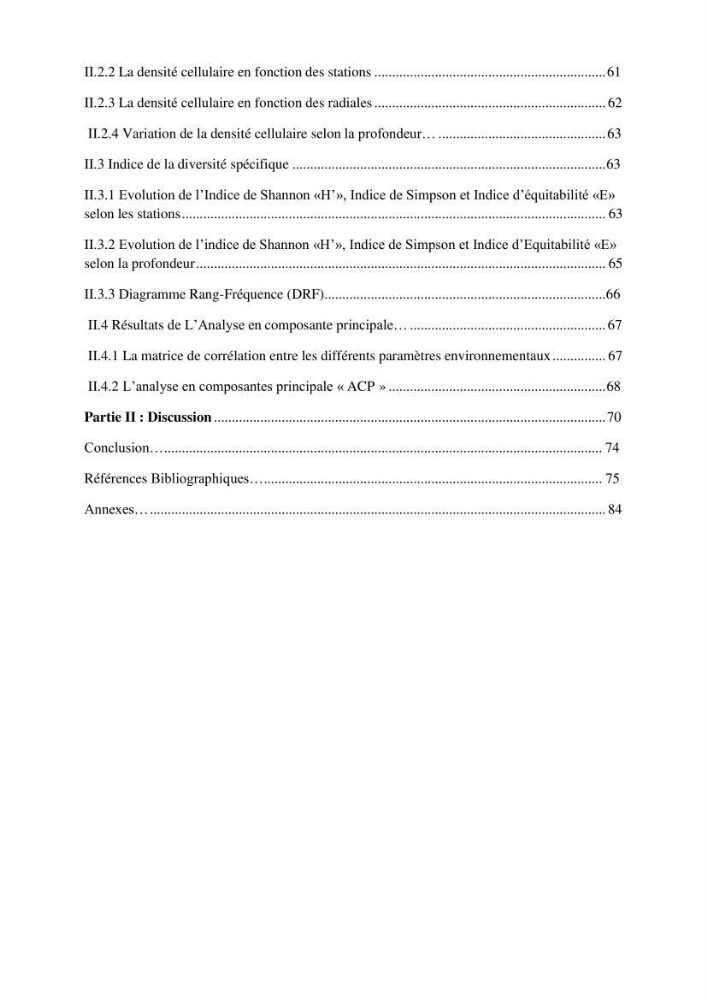 Dynamique et diversité du peuplement phytoplanctonique de la baie de Bou-Ismail.