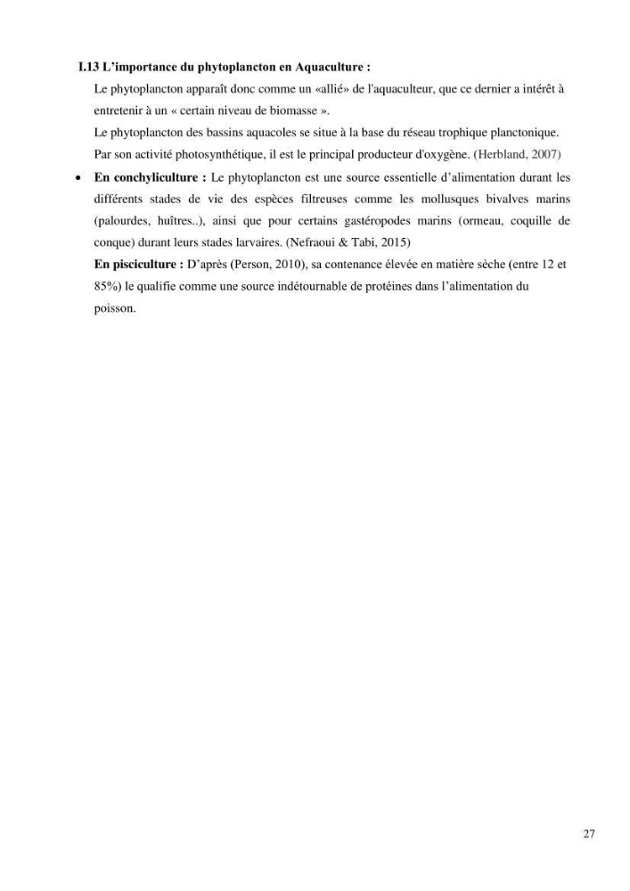 Dynamique et diversité du peuplement phytoplanctonique de la baie de Bou-Ismail.