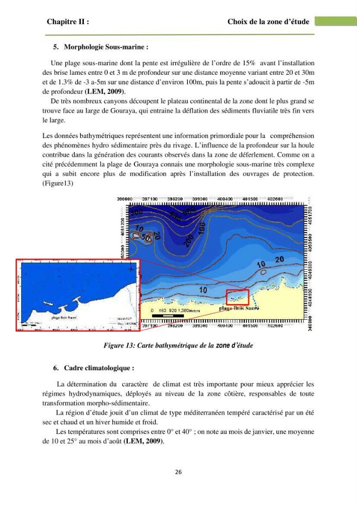Combinaison des modèles numériques et des images satéllites pour la détermination des courants côtiers.: