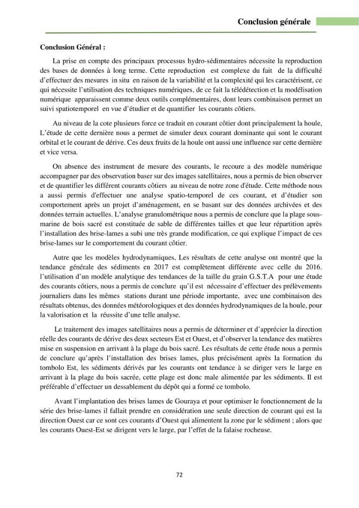 Combinaison des modèles numériques et des images satéllites pour la détermination des courants côtiers.:
