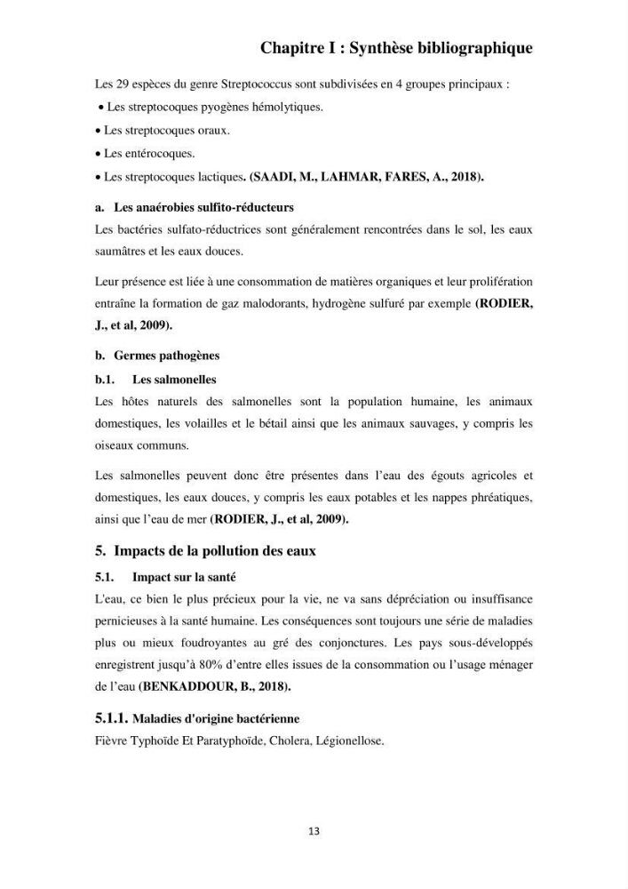 Efficacité des traitements des effluents urbains au niveau de la station d’épuration de Beni Messous
