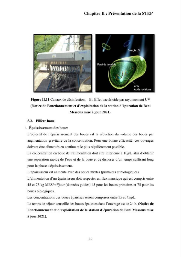 Efficacité des traitements des effluents urbains au niveau de la station d’épuration de Beni Messous