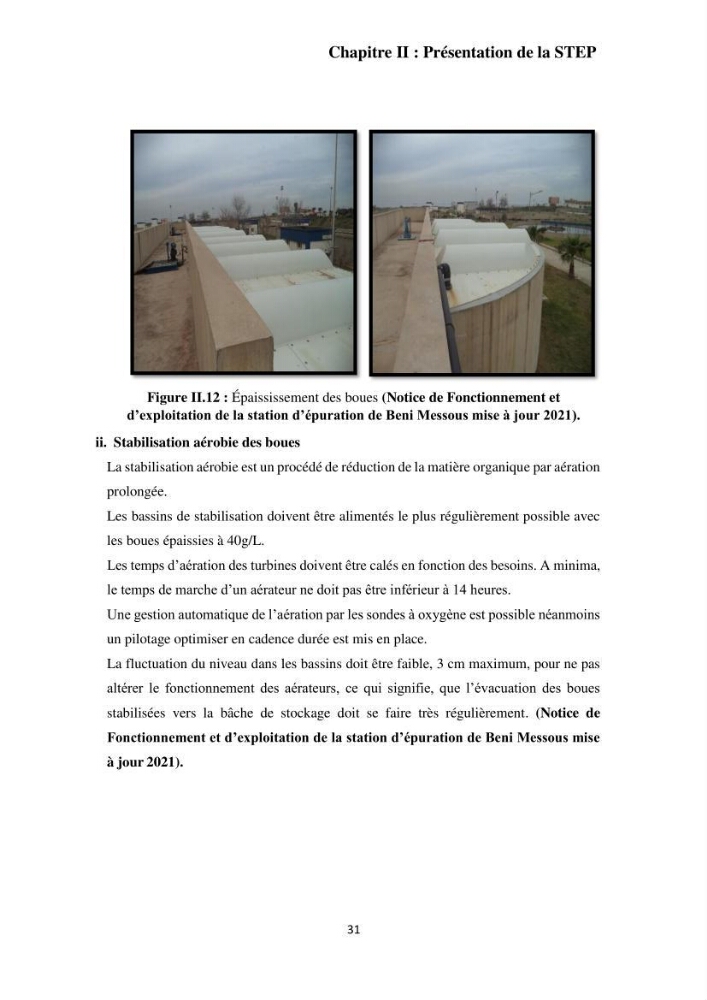 Efficacité des traitements des effluents urbains au niveau de la station d’épuration de Beni Messous