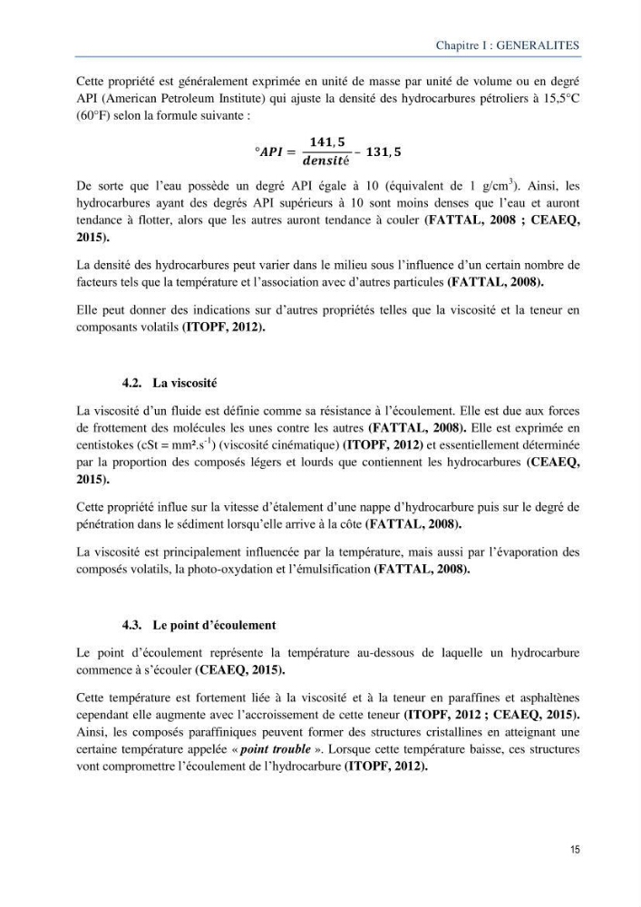 Diagnostic de contamination des eaux du littoral Agerois par les Hydrocarbures: