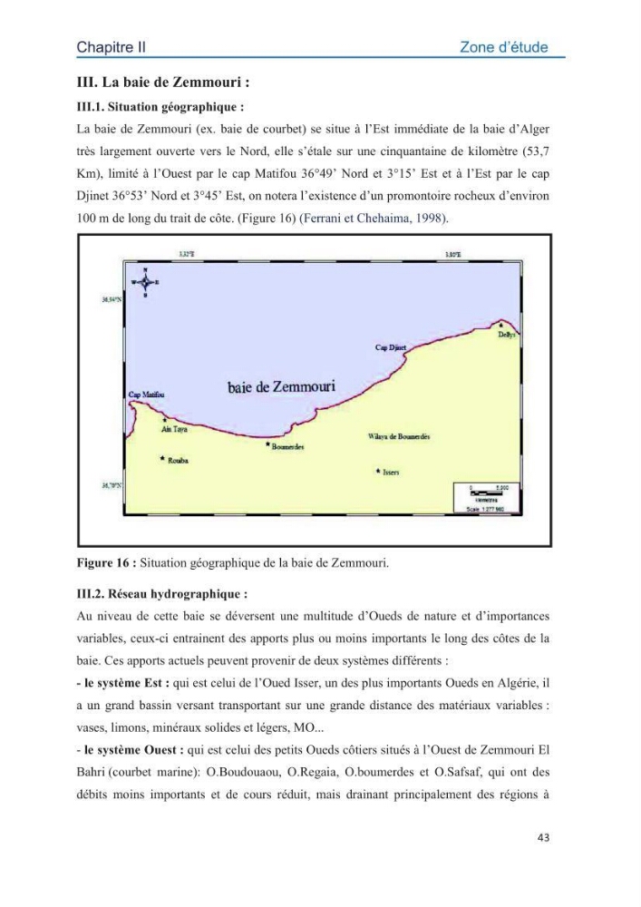 Contamination des sédiments marins de la côte Algéroise par les métaux traces: influence de la texture granulométrique et de la nature minéralogique