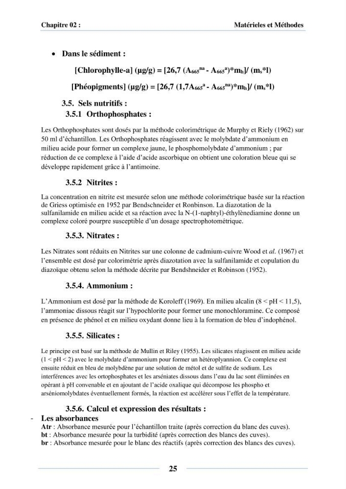 Dynamique des peuplements du Lac Mellah: conditions environnementales