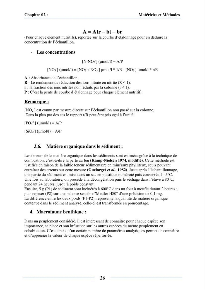 Dynamique des peuplements du Lac Mellah: conditions environnementales
