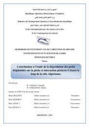 Contribution à l'étude de la déprédation des petits delphinidés sur la pêche et interaction pêcherie-cétacés le long de la côte Algerienne: