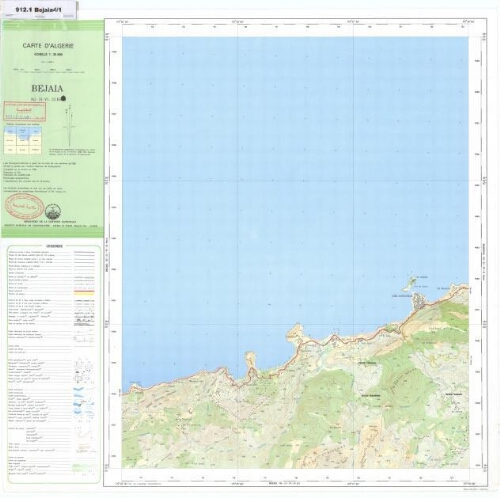Bejaia: NJ-31-VI-32 EST Bejaia: NJ-31-VI-32 EST