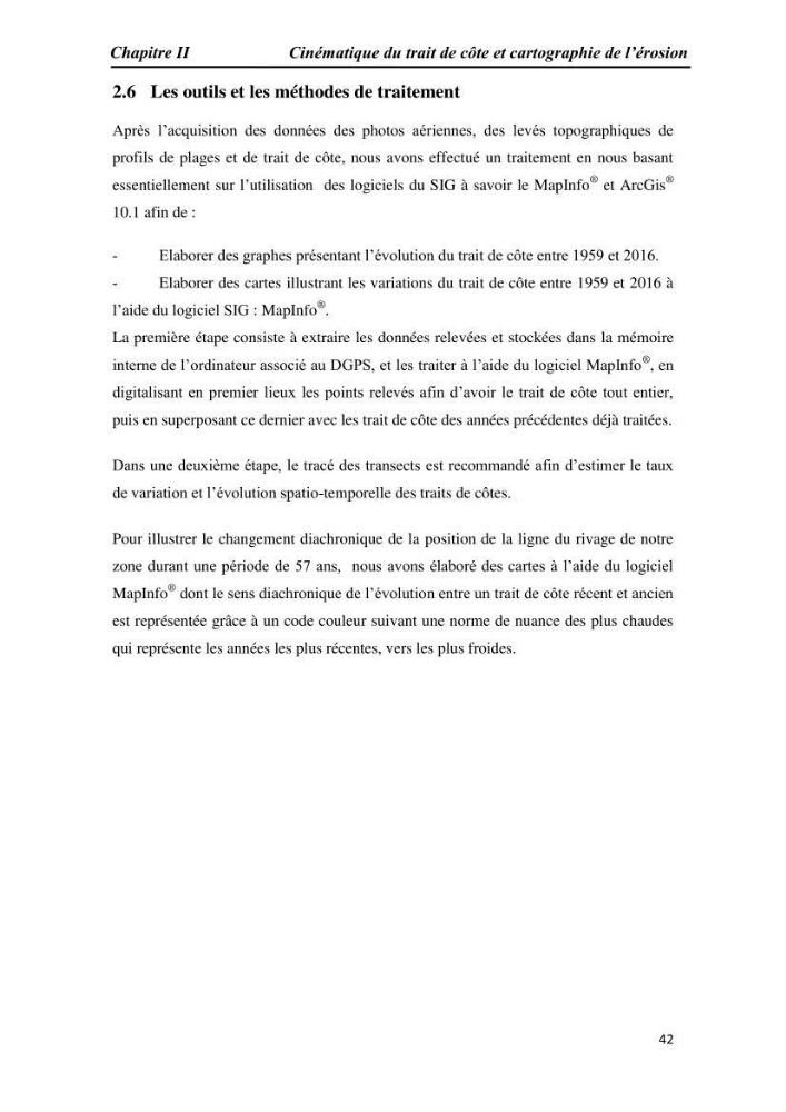 Etude et évaluation de l\'état de la vulnérabilité du système côtier de la zone Est-Algéroise