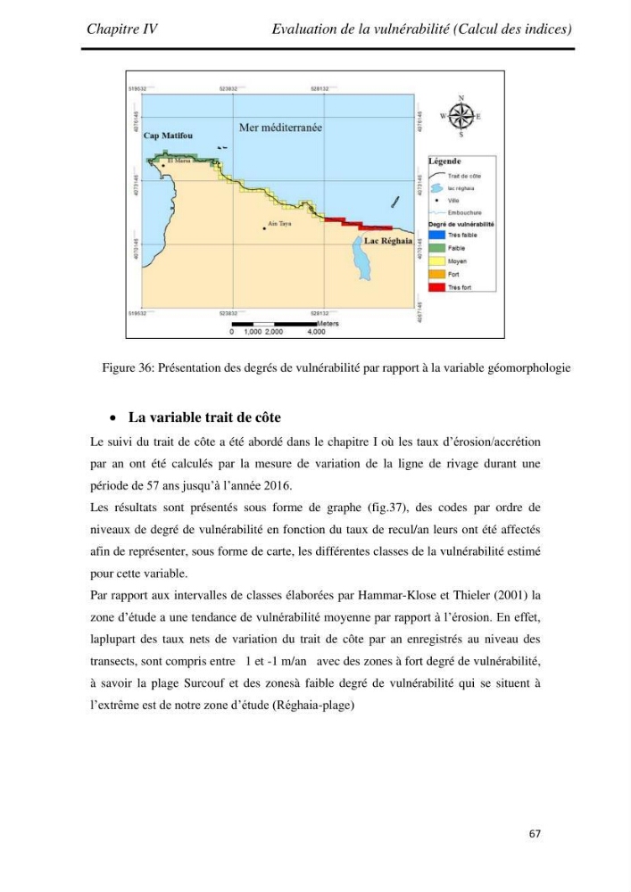 Etude et évaluation de l\'état de la vulnérabilité du système côtier de la zone Est-Algéroise