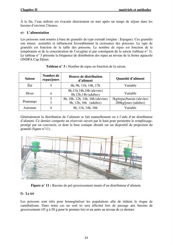Caractérisation physico-chimique et bactériologique des eaux de la ferme d\'élevage de poissons marins ONDPA Cap Djinet (Wilaya de Boumerdes):