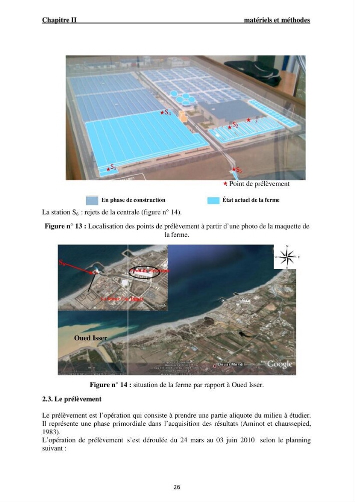 Caractérisation physico-chimique et bactériologique des eaux de la ferme d\'élevage de poissons marins ONDPA Cap Djinet (Wilaya de Boumerdes):