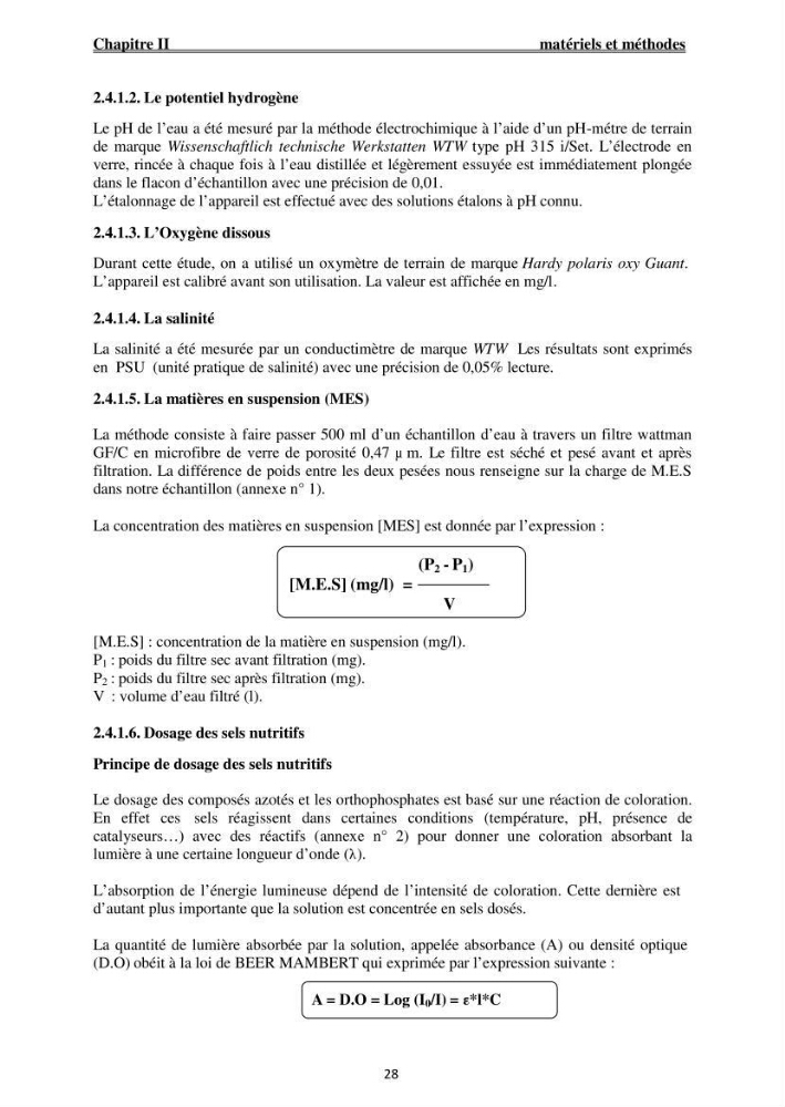 Caractérisation physico-chimique et bactériologique des eaux de la ferme d\'élevage de poissons marins ONDPA Cap Djinet (Wilaya de Boumerdes):